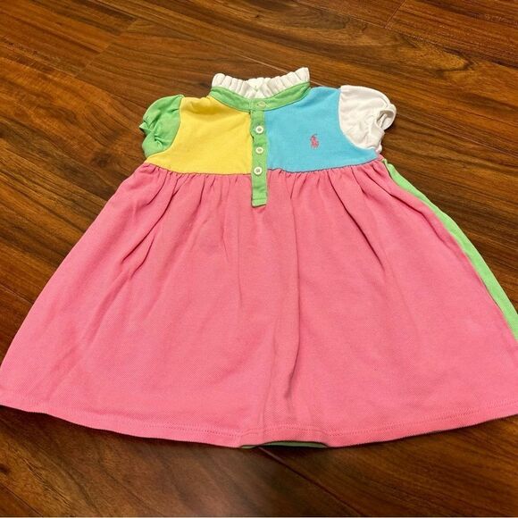 Ralph Lauren Colorblock Short Sleeve Polo Dress - Picture 1 of 5